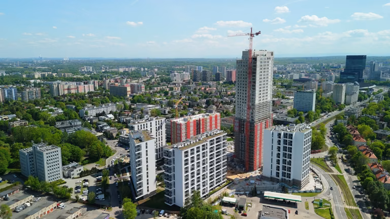Katowice, zabudowa ATAL Sky+ i otoczenie.